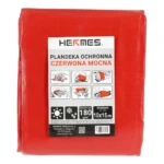 Plandeka ochronna CZERWONA 10 x 15 m  180g/m2 - obrazek 2
