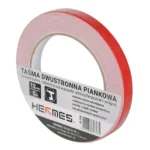 Taśma dwustronna PIANKOWA 12mm x 5m CZERWONA - obrazek 8