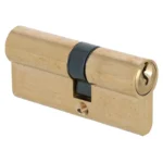 Wkładka drzwiowa mosiężna 40 x 45 mm 3 klucze - obrazek 4