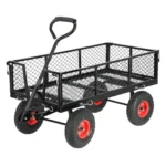 Wózek transportowy 4-kołowy SIATKA METAL 120l/300kg - obrazek 2