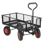 Wózek transportowy 4-kołowy SIATKA METAL 120l/300kg - obrazek 3