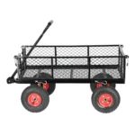 Wózek transportowy 4-kołowy SIATKA METAL 120l/300kg - obrazek 5