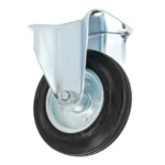 Koło do wózka STAŁE 160 x 39mm CZARNE