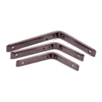 Kątownik pod półkę GRUBY 190x250mm BRĄZ