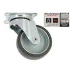 Koło do wózka TPR OBROTOWE  75 x 26mm SZARE