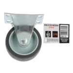 Koło do wózka TPR STAŁE  65 x 26mm SZARE - obrazek 2