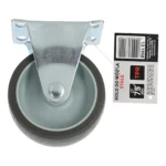 Koło do wózka TPR STAŁE  75 x 26mm SZARE