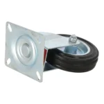 Koło do wózka OBROTOWE 100 x 30mm CZARNE - obrazek 3