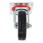 Koło do wózka OBROTOWE 100 x 30mm CZARNE - obrazek 7