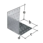 Kątownik montażowy   40 x 40 x 40 x 2mm