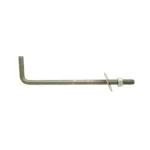 Łącznik śrubowy odgięty CZARNY M16x450typ L