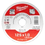 MILWAUKEE Tarcza do metalu 125x1mm
