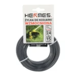 Żyłka do PODKASZARKI WZMOC. KWADRAT 2,4mm / 15m