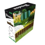 Palisada trawnikowa 12,5cm x 2,5m BRĄZOWA