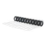 Siatka ogr. EURO FENCE 1,02x10m GRAFIT 100x75 mm PKWIU25.93.13.0