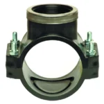 Obejma 50x1/2"+ PIERŚCIEŃ MET.do rury PP