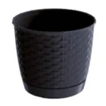 Doniczka z pod. RATOLLA GRAFIT fi 30,0cm wys. 26,5cm