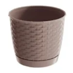 Doniczka z pod. RATOLLA BEŻ fi 19,0cm wys. 16,5cm