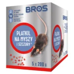 BROS Płatkil na MYSZY i SZCZURY ZESTAW 1kg  (5x200g)