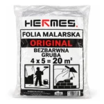 Folia malarska bezbarwna ORIGINAL gruba  0,50 4 x 5m