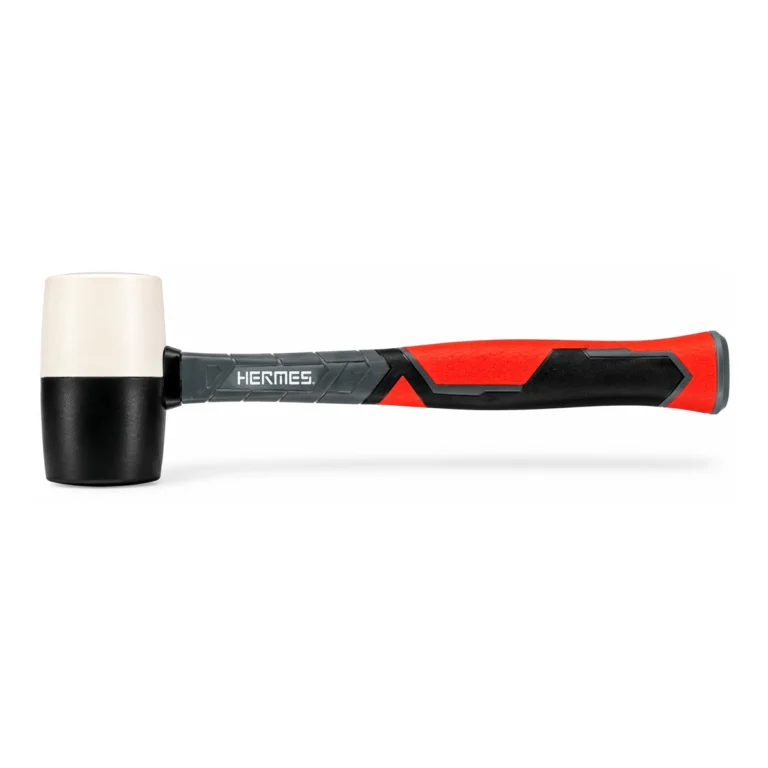 mlotek-gumowy-czarno-bialy-trzonek-fiberglass-hermes