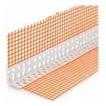 Narożnik PVC z siatką POMARAŃCZOWĄ 10 x 10 mm 2,5 m